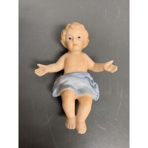 Homco Home Interior Nativity #5260 Replacement BABY JESUS Porcelain Figurine